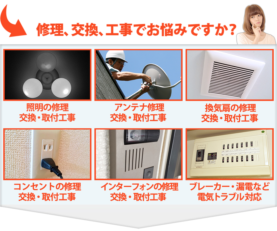 電気工事の悩み